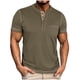 thumbnail image 2 of Tops para hombre, blusas y camisas de manga corta con cuello redondo para hombre, blusas casuales de moda para hombre, blusas de manga corta con cuello redondo de color liso, blusa de poliéster para h, 2 of 7