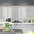 thumbnail image 1 of Gwong Decoración hogareña 10pcs 3D engrosado autoadhesivo mosaico de mosaico espalda de cocina calcomanía de la pared etiqueta de la pared Gwong 21052653, 1 of 7