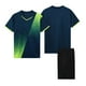 thumbnail image 1 of Odeerbi 4-14 Años Conjunto de Verano Para Niños de Atletismo Camiseta de Running de Secado Rápido Camiseta de Manga Corta Transpirable Camiseta de Manga Corta Con Cuello Redondo, 1 of 5