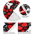 thumbnail image 2 of FMSHPON Valentine's Day CatLove Xmas Christmas Tree Skirt Stand Mat for Holiday Party Decoration Indoor Outdoor 36 inches, 2 of 6