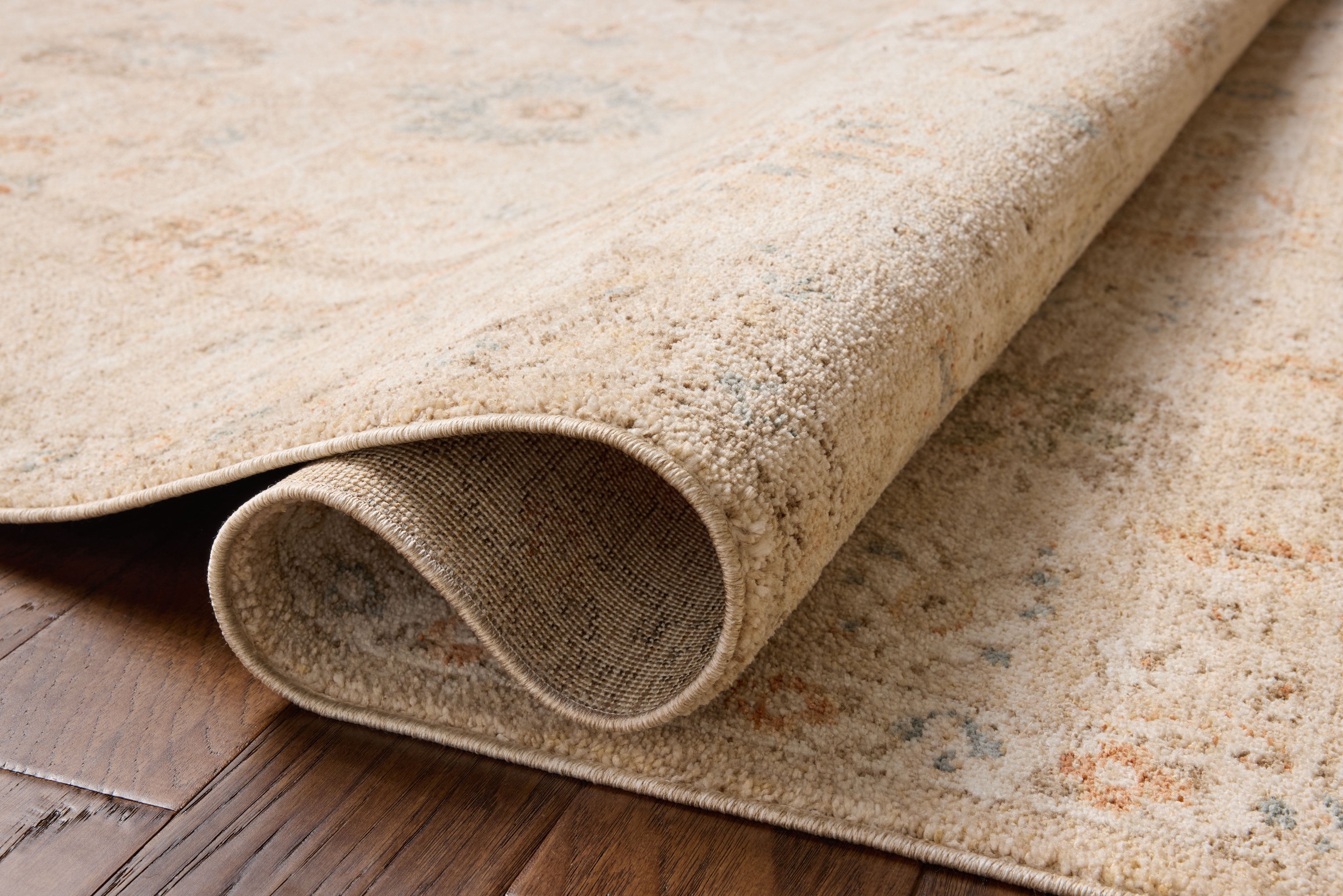Chris Loves Julia x Loloi Palma Natural / Multi 2'-7" x 12'-0" Runner Rug