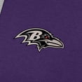 thumbnail image 4 of Men's Antigua Purple Baltimore Ravens Brushed Carbon Victory Pullover Hoodie, 4 of 4