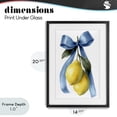 thumbnail image 4 of Stupell Industries Shabby Chic Sweet & Sour Lemons Black Framed Print Under Glass, 14 x 20, by Petals Prints Design, 4 of 8