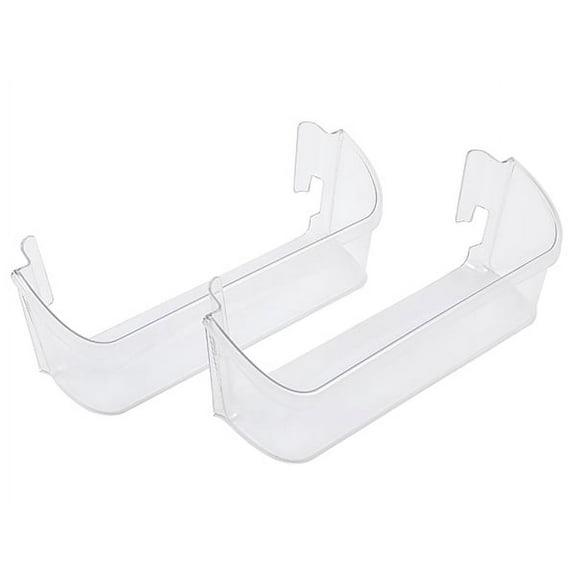 Kojem 2PCS Door Bin Lower Compatible with Frigidaire Refrigerator 240363702 Clear
