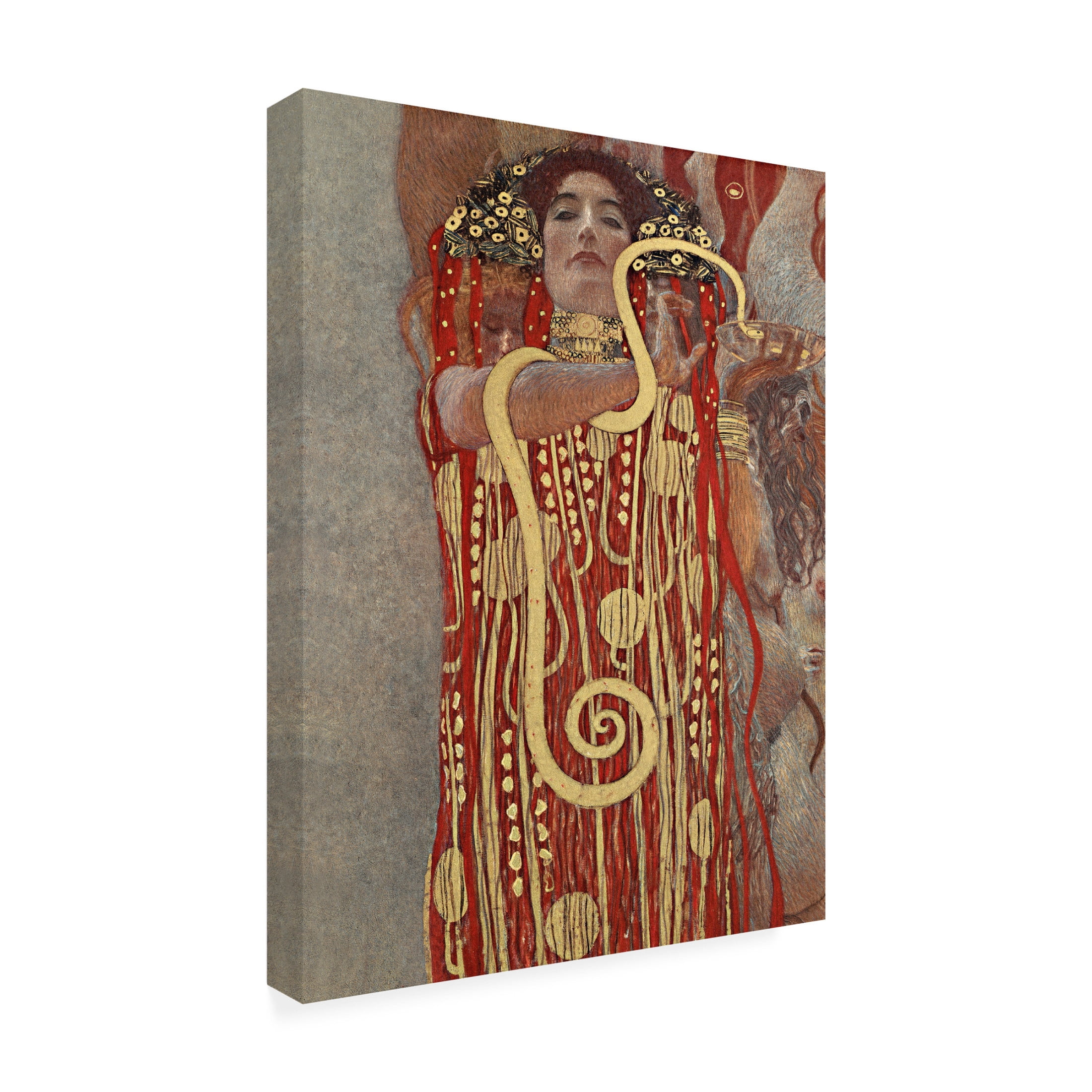 Canvas Wall Art - Pictufy 'Hygieia 1907' Wall Art for Living Room, Bedroom, or Office D?cor by Trademark Fine Art - 14 x 19 Inches