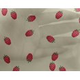 thumbnail image 4 of oneOone Tissu Georgette Viscose Tissu à Imprimé Framboise Fruit BTY 42 Pouces de Large, 4 of 4