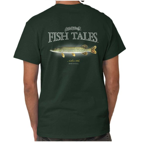Gill McFinn Northern Pike Fishing Men's Graphic T Shirt Tees Brisco Brands 2X