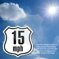 thumbnail image 5 of 15 MPH Miles Per Hour (2 Pack) 6 inch X 6 inch Shield Shaped Heavy Duty 3.2 mil Vinyl Decals Weather Resistant Made in the USA, 5 of 5