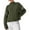 Army Green, variant on PRETTYGARDEN Women's Chunky Knit Sweaters Fall Long Sleeve Mock Neck Oversized Pullover Tops Winter Fashion Clothes