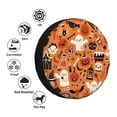 thumbnail image 4 of Naloa Halloween 2 PVC Leather Spare Tire Wheel Cover Spare Tire Cover, for Car Truck SUV Camper Trailer Universal Fit(14-17in)-14 inch, 4 of 6