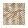 thumbnail image 1 of Geometric Decorative Satin Napkins Set of 4, Monochrome Graphic of Nested Triangles Pattern with Tribal Inspirations Print, Square Fabric Party & Dinner Napkin, 18", Umber and Ecru, by Ambesonne, 1 of 2