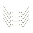 thumbnail image 6 of 100 Pcs W-Type Stainless Steel Greenhouse Glass Pane Fixing Clips Greenhouse Glass Spring Wire Glazing Overlap Clips Fixing Clamps, 6 of 8