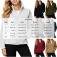 thumbnail image 4 of yillto Fleece Jacket Women Zip up Lightweight Soft Warm Winter Jackets for Women with Pockets Hiking Coat, 4 of 6
