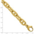 thumbnail image 3 of Feminine Heirloom Graceful Herco 14K Polished 12.3mm Anchor Link 8.5 inch Bracelet Elegant Breathtaking Unique, 3 of 6