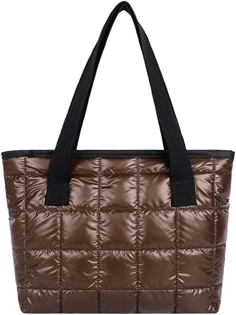 DanceeMangoos Quilted Bags for Women Puffy Tote Bag Quilted Purse