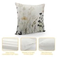 thumbnail image 4 of RUIYC  Throw Pillow Covers Flowers Modern Decorative Square Pillowcases, Style Cushion Covers for Living Room Bedroom Sofa Yard Indoors Home Decor, 4 of 5