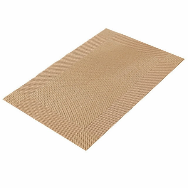 Mashaouyo Liquidation Napperons de Cuisine Élégants Napperons en PVC Tissé Vinyle pour Table à Manger