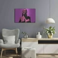 thumbnail image 6 of Luxe Metal Art 'Magenta' by Giuseppe Cristiano, Metal Wall Art, 24"x16", 6 of 8