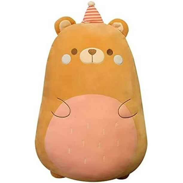 Almohada de peluche HUOGUO con forma de dinosaurio, 45 cm, oso pardo