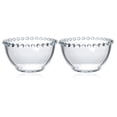 thumbnail image 2 of Raindrops Clear Glass Bowls for Storage Transparent Sauce Bowl Set of 2 Elegant Design Practical Use 4.5 inch, 2 of 8