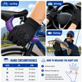 thumbnail image 5 of Savior Heat Full Finger Workout Gloves Anti-slip Breathable Bike Gloves Touch Screen for Casual Fitness Outdoor Driving MTB Cycling Gloves，Unisex, 5 of 9