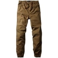 thumbnail image 2 of Pantalones a juego para hombre, rectos 6061, color caqui, talla 36, 2 of 5