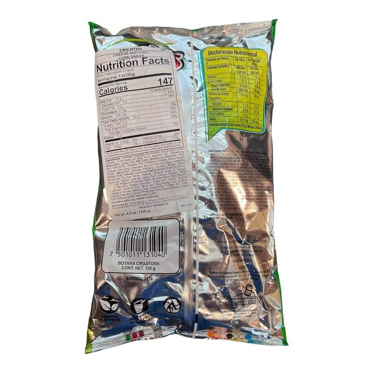 Crujitos Queso Y Chile (Pack of 3)