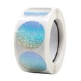 thumbnail image 3 of Rollo de etiquetas redondas decorativas Macarena 1 pulgada Azul claro, 3 of 8