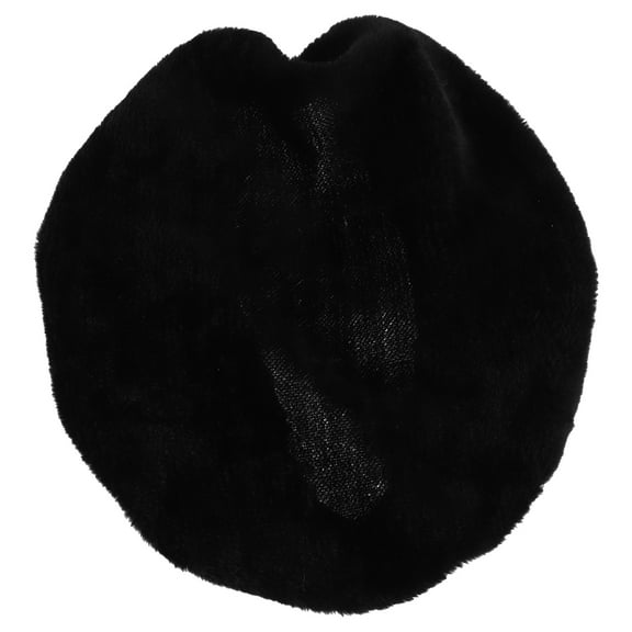 YSNOOWE Seat Lid Cover Pad 1Set Black Polyester Dustproof Waterproof Protective Bathroom