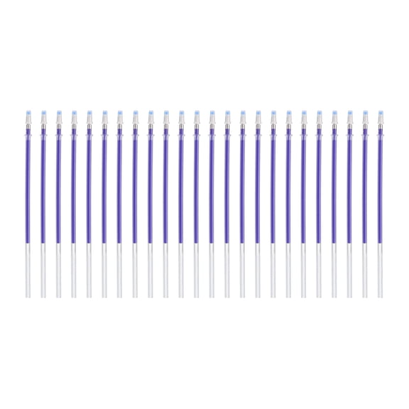 Uxcell 0.8mm Gel Pens Refills, 24 Pack Glitter Gel Pens Sparkle Metallic Ink Medium Point Colored Refill Set for Adults Coloring Books Journaling Scrapbooking Art Drawing, Purple
