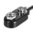 thumbnail image 2 of Aibecy 3pcs Guitar Effect One Spot Power Supply 9V Battery Clip Converter Snap Connector 2.1mm * 5.5mm Female Plug, 2 of 6