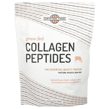 Earthtone Foods Grass-Fed Collagen Peptides 16 oz Pwdr