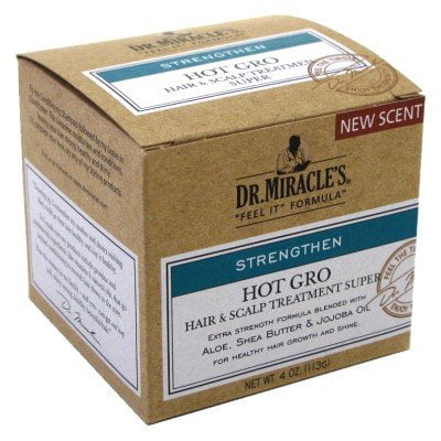 Dr Miracles Strengthen Hot Gro Hair Scalp Treatment 4 Oz Super