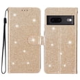 thumbnail image 1 of Compatible avec Google Pixel 7 Étui Portefeuille Pailleté avec Poche pour Carte et Rabat, 1 of 5