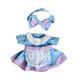 thumbnail image 2 of Ropa de Muñeca de peluche de 20 cm para vestir cómoda elegante para niñas y niños regalo de bricolaje accesorios para fotos falda azul violeta perfecl, 2 of 8