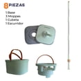 thumbnail image 4 of Cubeta Giratoria Chic-Fantasy con trapeador y mopas Lavables Incluidas, 4 of 7