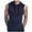 Navy, variant on fatyb Workout Hooded Tank Tops for Men Sleeveless Athletic Hoodies Breathable Bodybuilding Muscle Tshirts