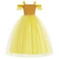 thumbnail image 5 of Girls Dress Belle Dress Children's Dress Golden Performance Dress Children's Day, 5 of 5