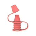 thumbnail image 2 of Zhourta Pouch Caps No Squeeze Water Bottle Spill Proof Suction Nozzle Minerals Water Bottle Cap Replacement Cap Kitchen Leakproof Oil Bottle Seals Nozzle, 2 of 5
