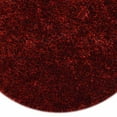 thumbnail image 5 of Rugsotic Carpets Hand Tufted Shag Polyester Eco-Friendly Area Rugs - 8'x8', Round, Red Black, Plain Solid Design, High Pile Handmade Anti Skid Rugs for Living Room, Bed Room K00111, 5 of 5