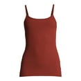 thumbnail image 6 of No Boundaries Scoop Neck Spaghetti Straps Ribbed Cami (Juniors) 1 Pack, 6 of 6