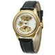 thumbnail image 1 of WINNER Reloj de pulsera mecánico hueco resistente al agua para hombre (esfera blanca), 1 of 2