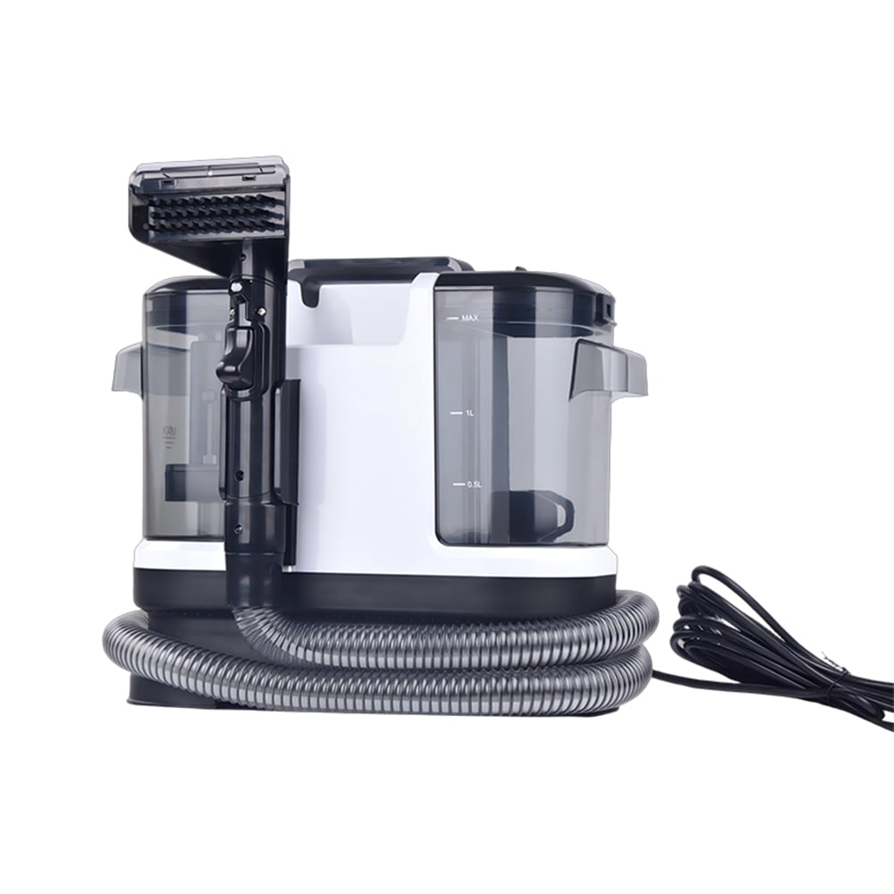 Luxsis Carpet Cleaner Machine m-304AC-a Portable 0.47 gal, Corded Electric, Wet Vacuum Cleaner for Rugs, White with Self-Cleaning Brush Head, Pet Brush Head