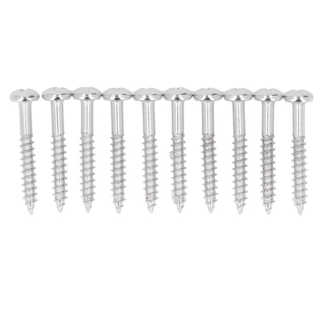 Oubit Guitar Bridge Screws,10PCS Guitar Bridge Saddle Metal Bridge Screws Guitar Bridge Saddle Screw Smart Functionality