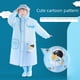 thumbnail image 4 of Chubasquero para niños, guardería, bebés, niños de primaria, niños y niñas, impermeable con mochila escolar, poncho con cremallera de doble ala, 4 of 6
