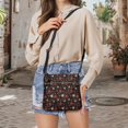 thumbnail image 5 of ZUXONGSY Rose Print Shoulder Handbag for Women Waterproof Crossbody Purse Small Satchel with Adjustable Wide Strap for Daily Use Shopping, 5 of 7