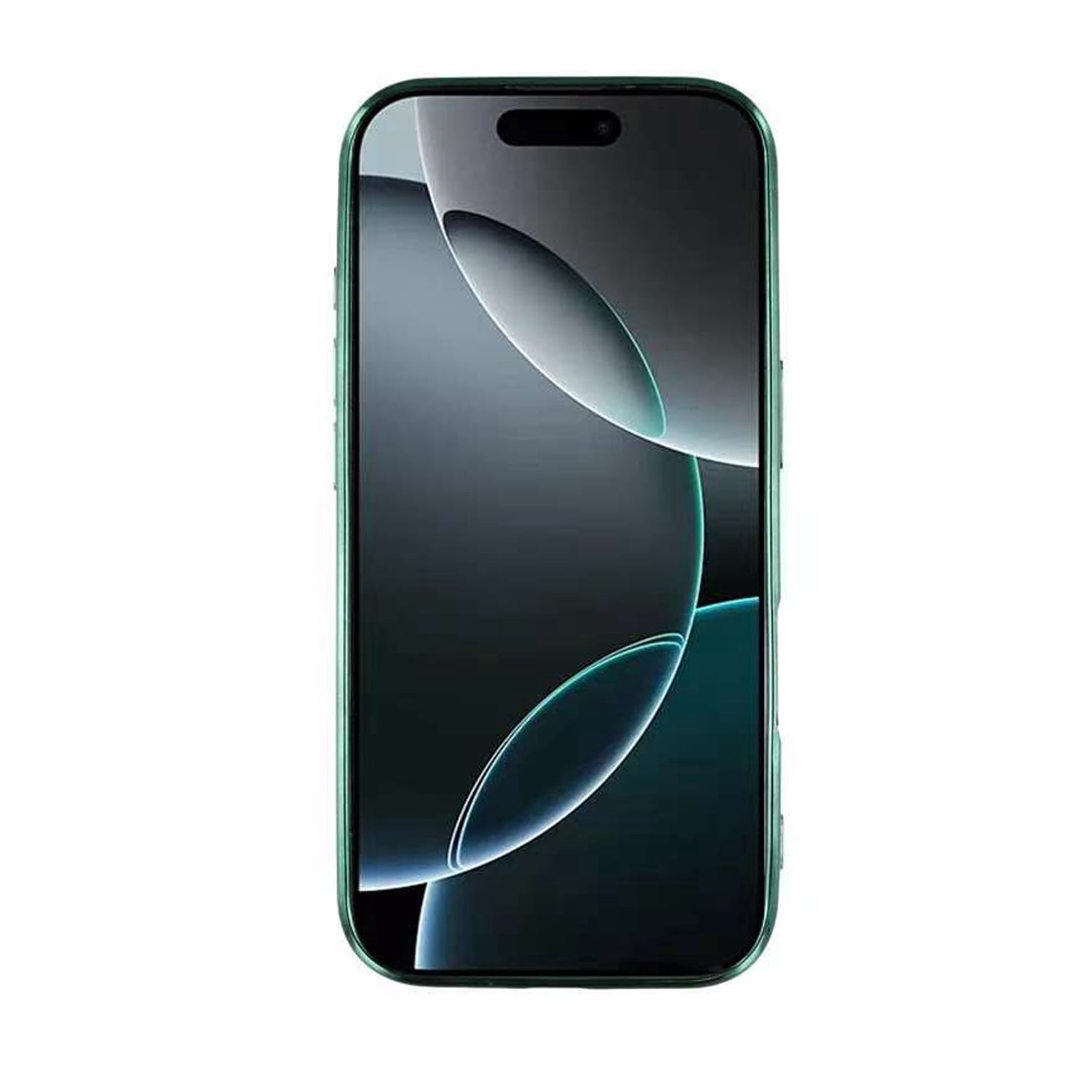 Bright Transparent Cover with MagSafe for iPhone 17 Pro - Green