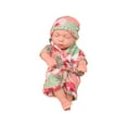 thumbnail image 2 of Adornos de decoración, regalos, decoraciones para festivales, muñecas de vinilo suaves para recién nacidos de 7,48 pulgadas con juego de ropa que incluye chupete, muñeca realista de aspecto real., 2 of 7