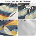 thumbnail image 2 of FORMRS Boys Swim Trunks Quick Dry Mesh Liner Boardshorts Sizes XS-XL, Retro Colorful Stripes, 2 of 7