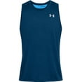 thumbnail image 4 of Under Armour Men's Runner Streaker 2.0 Singlet Tank Top, Blue, Small, 4 of 5